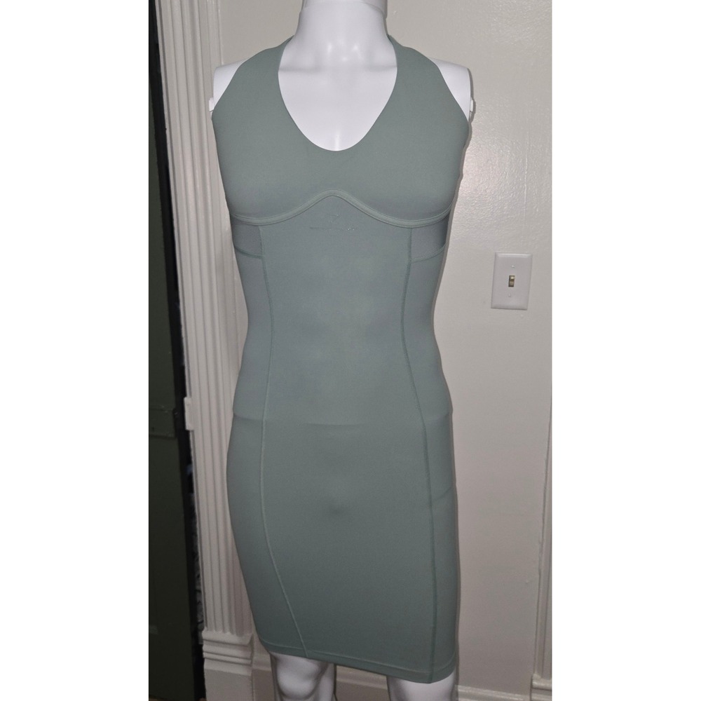 Gymshark Whitney Simmons Everyday Dress Sage Green Womens Size M Activewear